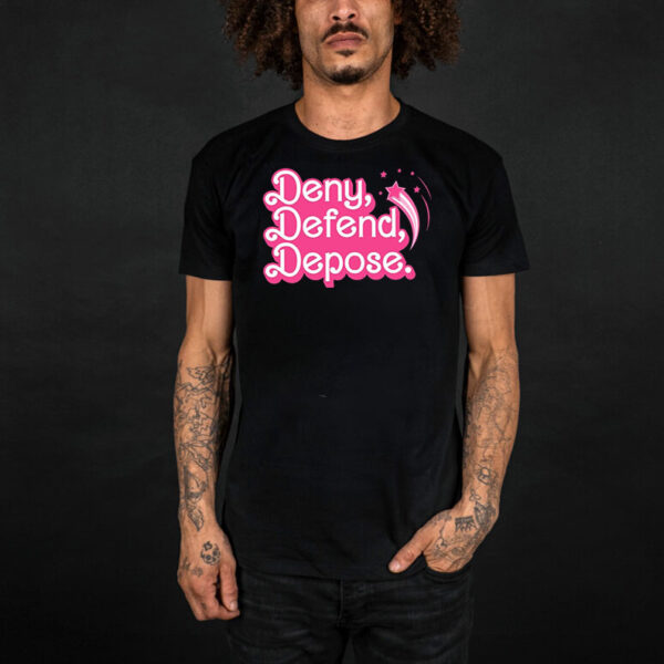 Offcial Deny Defend Depose Pink T-Shirt