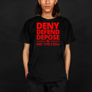 Offcial Free Luigi Deny Defend Depose Eat the CEOs T-Shirt