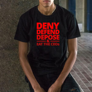 Offcial Free Luigi Deny Defend Depose Eat the CEOs T-Shirt