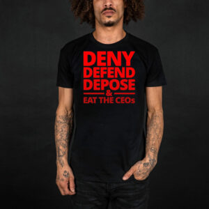 Offcial Free Luigi Deny Defend Depose Eat the CEOs T-Shirt