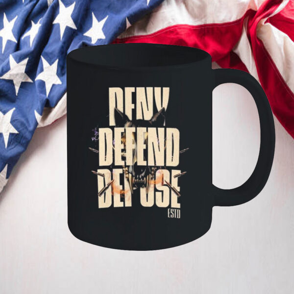 Official Deny Defend Depose Healthcare Corruption Activism USA Insurance Protest Jumper Estd Mug