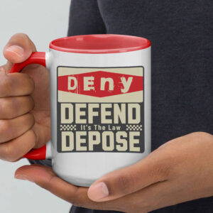 Protest Activist ,Bold Statement ,Deny Defend Depose Mug