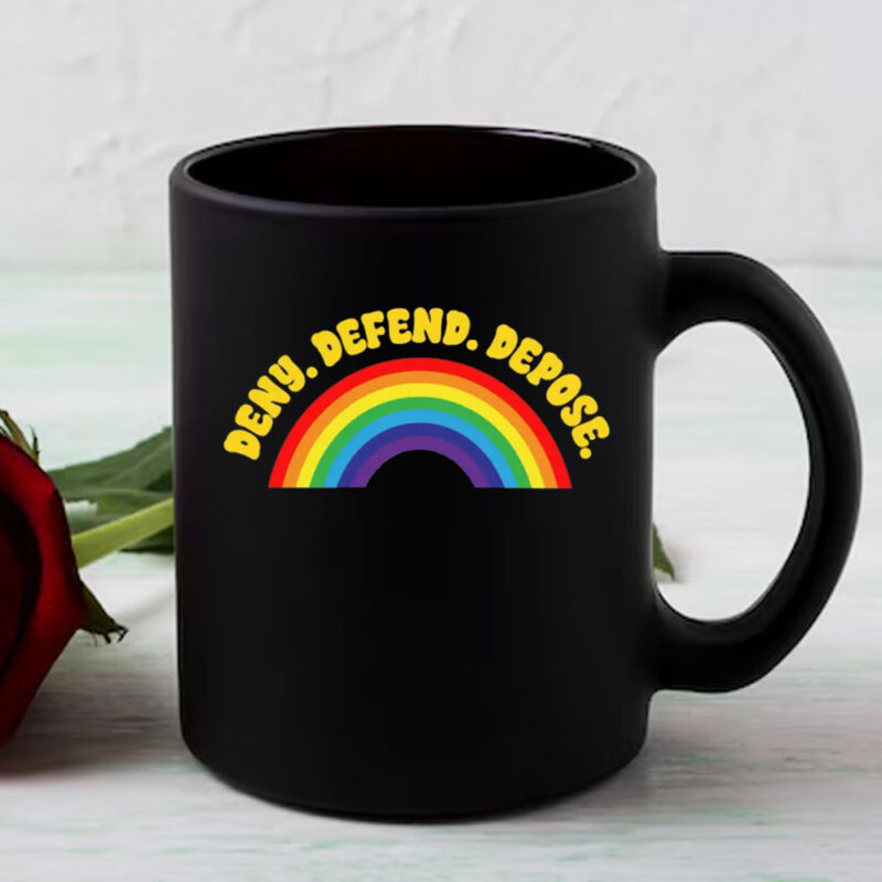 Rainbow Deny Defend Depose Mug