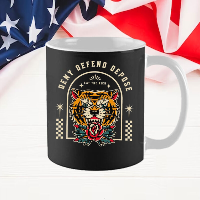 Realism Tiger - Deny Defend Depose Mug