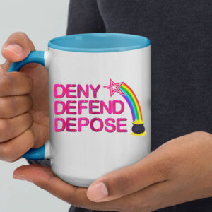 Rebellion Resistance Protest Political Activism ,Deny Defend Depose Mug