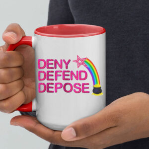 Rebellion Resistance Protest Political Activism ,Deny Defend Depose Mug