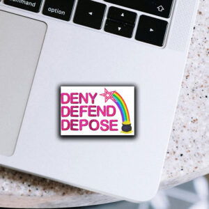 Rebellion Resistance Protest Political Activism ,Deny Defend Depose Sticker ,Car Magnet