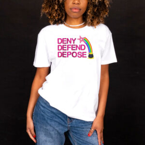 Rebellion Resistance Protest Political Activism ,Deny Defend Depose T-Shirt