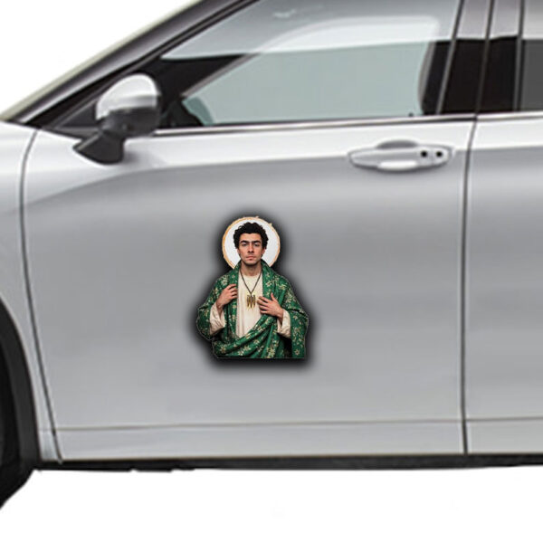 Saint Luigi Mangione Deny Defend Depose Sticker ,Car Magnet