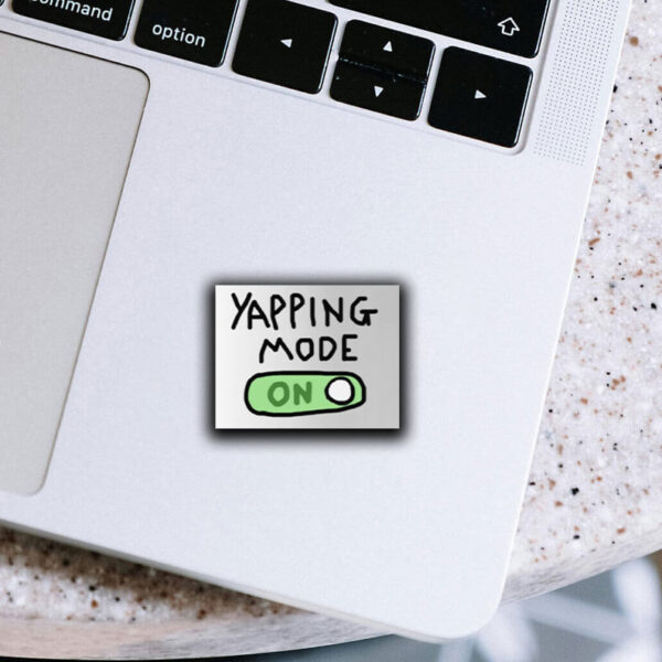 Sillycityco Yapping Mode On Sticker ,Car Magnet