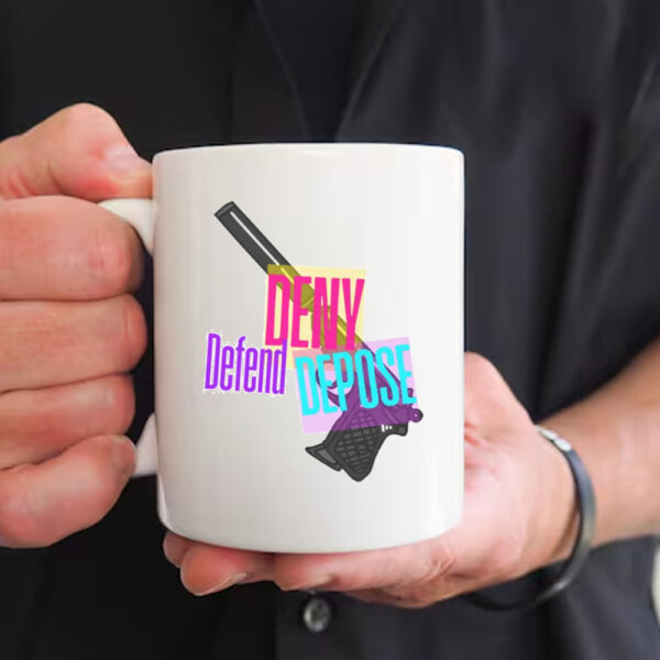 Threefold Shield ,Deny Defend Depose Statement Mug