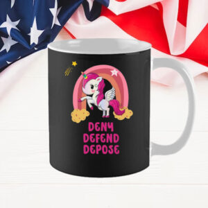 Unicorn - Deny Defend Depose Mug