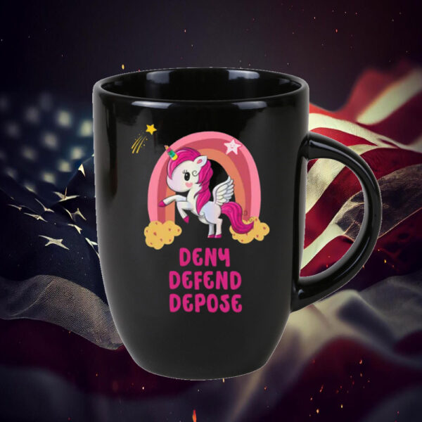 Unicorn - Deny Defend Depose Mug