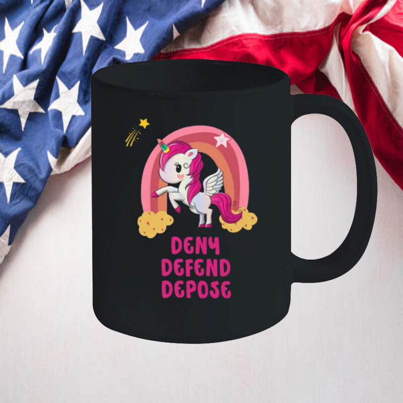 Unicorn - Deny Defend Depose Mug