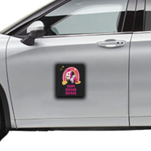 Unicorn - Deny Defend Depose Sticker ,Car Magnet