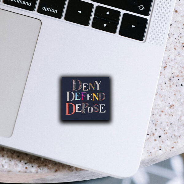 United we Stand - Deny Defend Depose Sticker ,Car Magnets