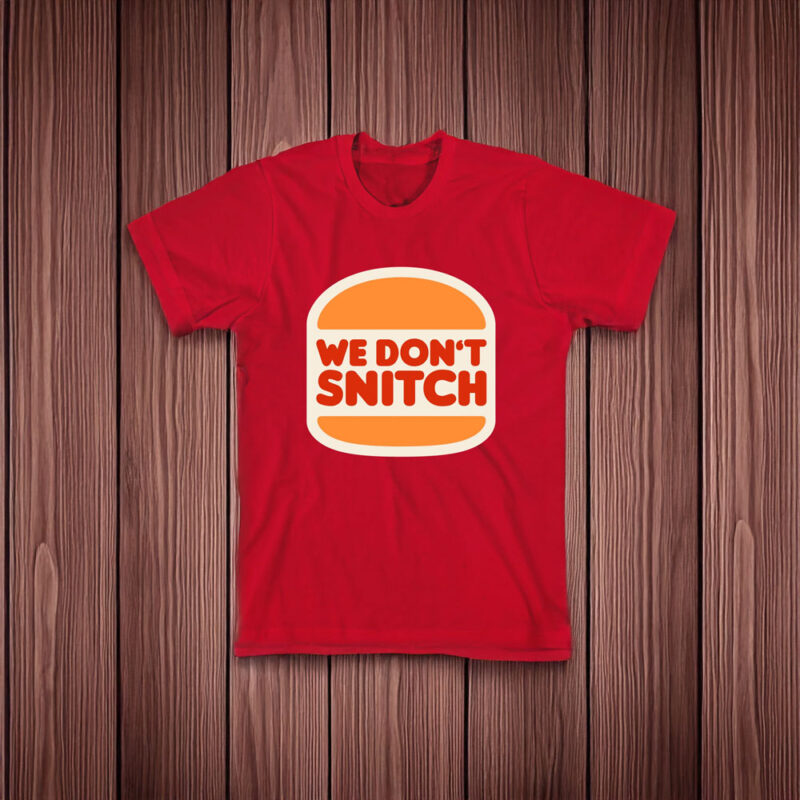 We Don't Snitch Luigi Mangione T-Shirt