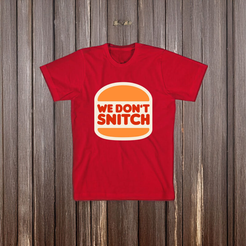 We Don't Snitch Luigi Mangione T-Shirt