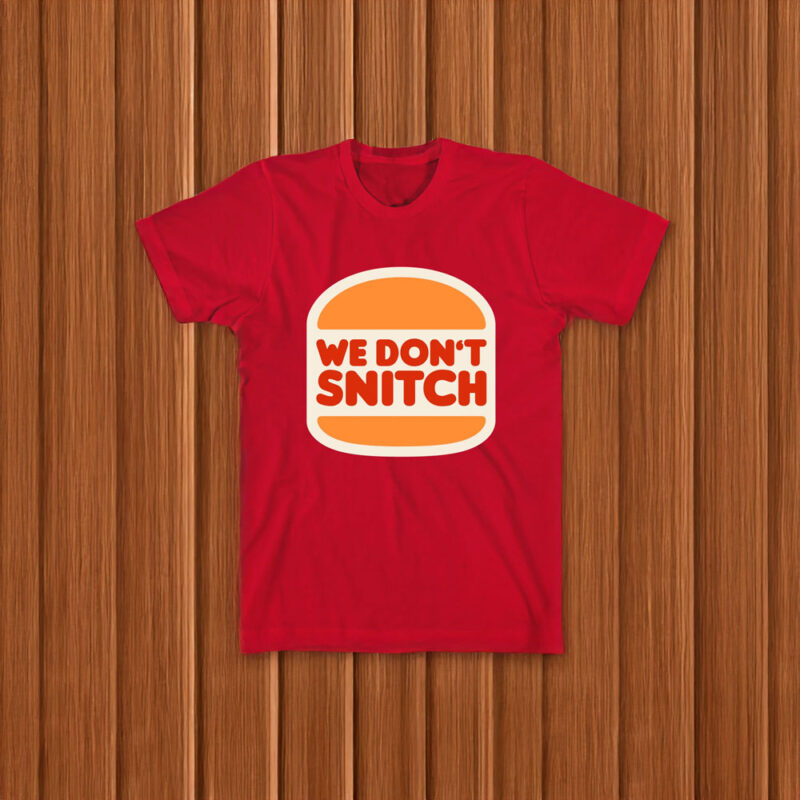 We Don't Snitch Luigi Mangione T-Shirt