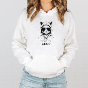 Who's The CEO? ,Cool Cat ,Deny Defend Depose Pullover T-Shirt