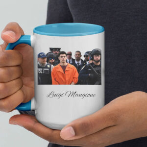 deny defend depose - Luigi Fleece Mug