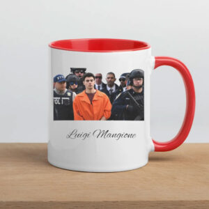 deny defend depose - Luigi Fleece Mug