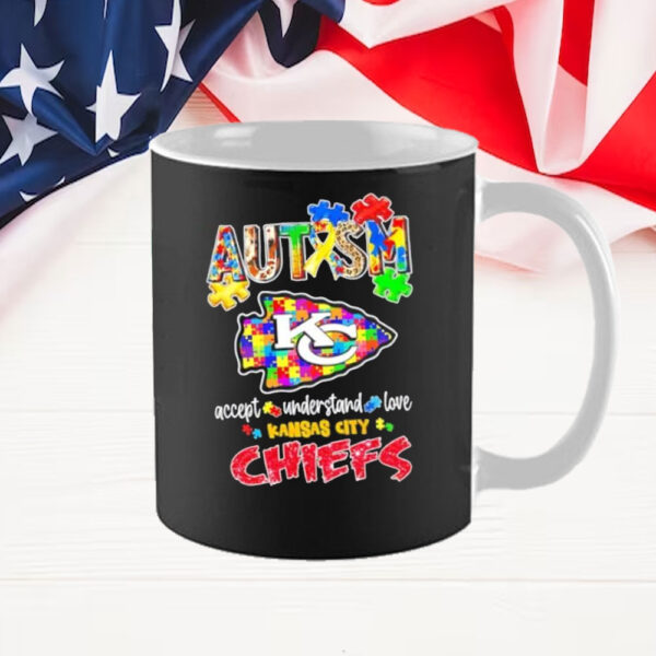 Autism accept understand love Kansas City Chiefs Mug