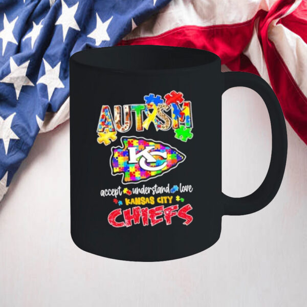 Autism accept understand love Kansas City Chiefs Mug