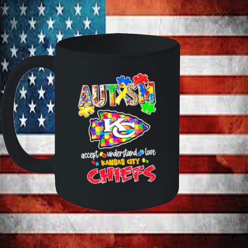 Autism accept understand love Kansas City Chiefs Mug