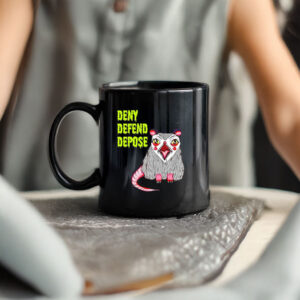 Deny Defend Depose Angry Possum Mug