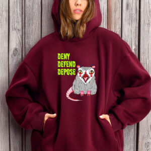 Deny Defend Depose Angry Possum T-Shirt