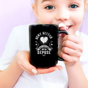 Eat the Rich Anti Capitalist, Deny Defend Depose Mug