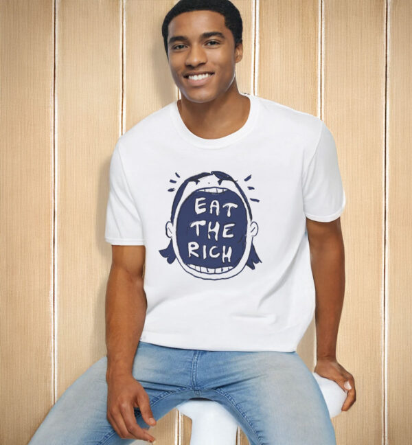 Eat the Rich Ink Illustration T-Shirt