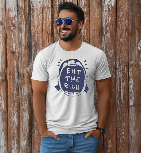 Eat the Rich Ink Illustration T-Shirt