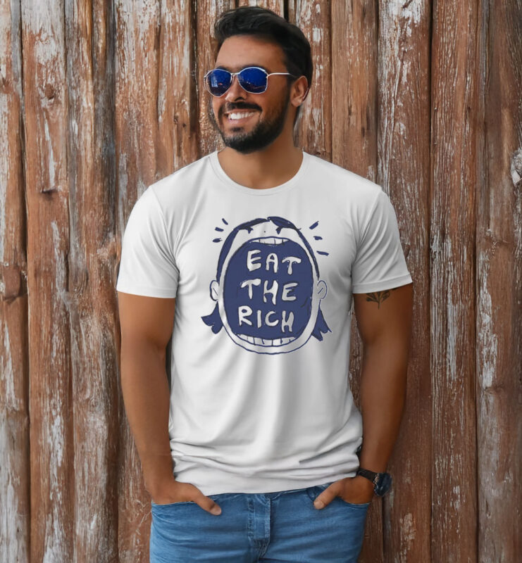 Eat the Rich Ink Illustration T-Shirt