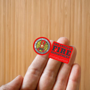 Los Angeles Fire Department Foundation Sticker ,Car Magnet