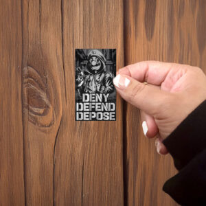 Luigi Deny, Defend, Depose Sticker ,Car Magnets