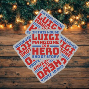 Luigi Is A Hero End Of Story Sticker ,Car Magnet 7 Luigi Is A Hero End Of Story Sticker ,Car Magnet