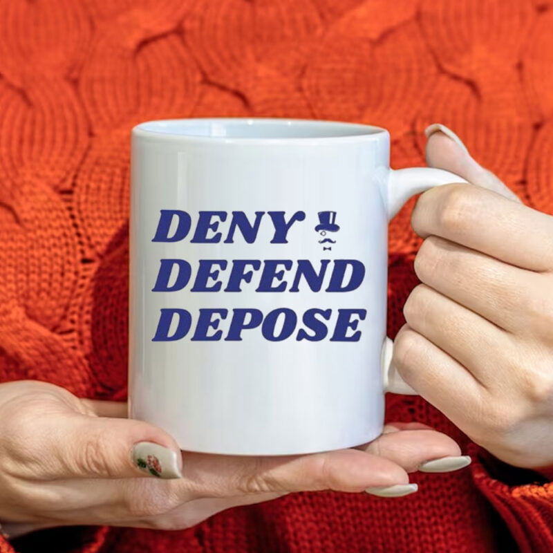 Luigi Mangione Deny Defend Depose Detective Mug