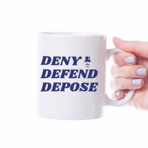 Luigi Mangione Deny Defend Depose Detective Mug