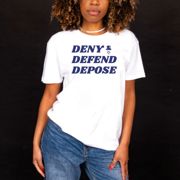 Luigi Mangione Deny Defend Depose Detective T-Shirt