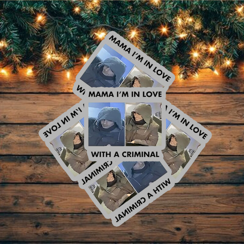 Luigi Mangione Mama I’m In Love With A Criminal Sticker ,Car Magnet