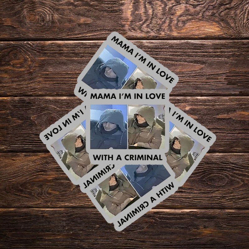 Luigi Mangione Mama I’m In Love With A Criminal Sticker ,Car Magnet