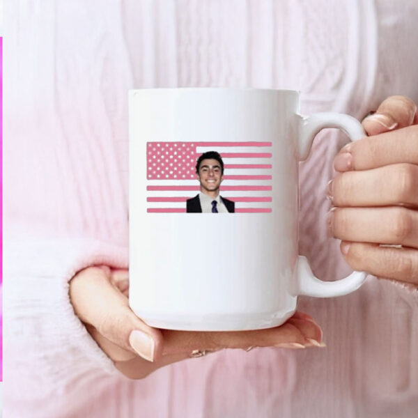 Luigi Mangione Pink Flag Usa Mug