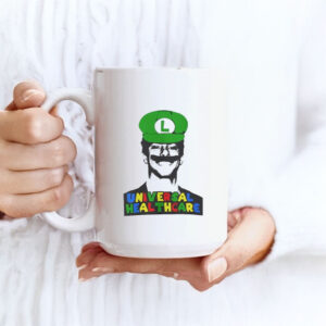 Luigi Mangione Universal Healthcare Super Mario Bros Mug