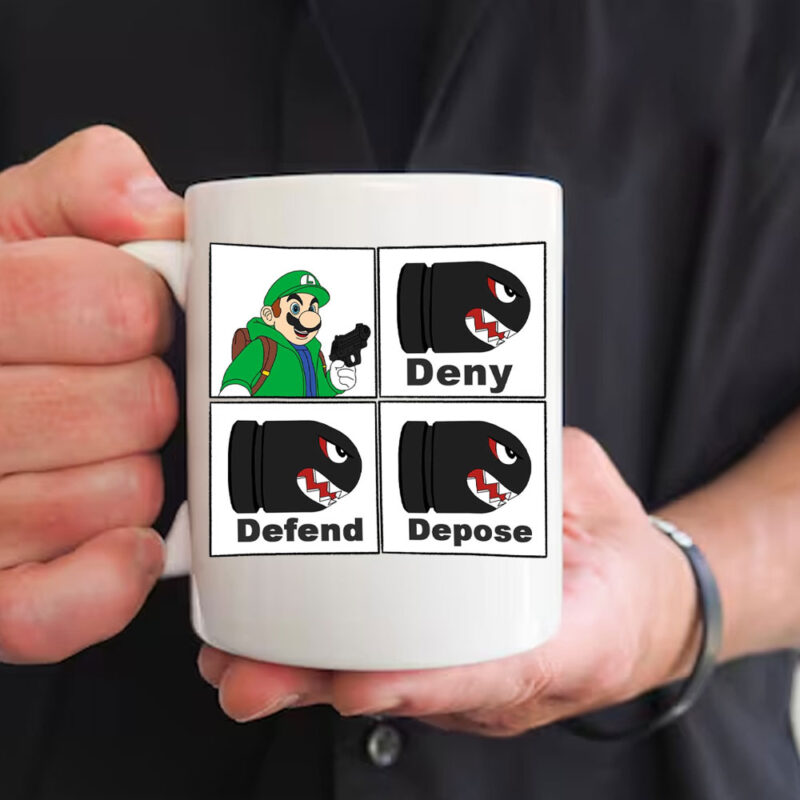 Luigi deny defend depose Mugs