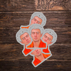 Official Luigi Mangione Mug Shot Vuitino Sticker ,Car Magnet 7 Official Luigi Mangione Mug Shot Vuitino Sticker ,Car Magnet
