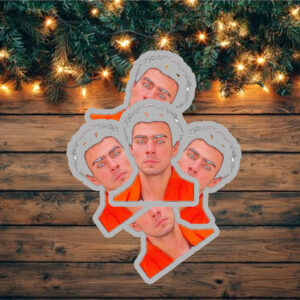 Official Luigi Mangione Mug Shot Vuitino Sticker ,Car Magnet 6 Official Luigi Mangione Mug Shot Vuitino Sticker ,Car Magnet
