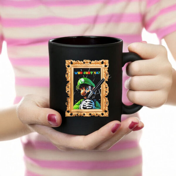 Official Luigi Mangione Who Shot Ya Picture Frame Mug