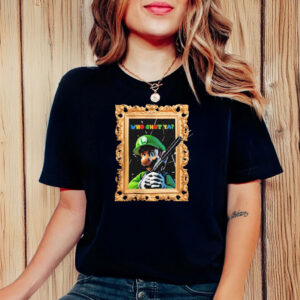 Official Luigi Mangione Who Shot Ya Picture Frame T-Shirt